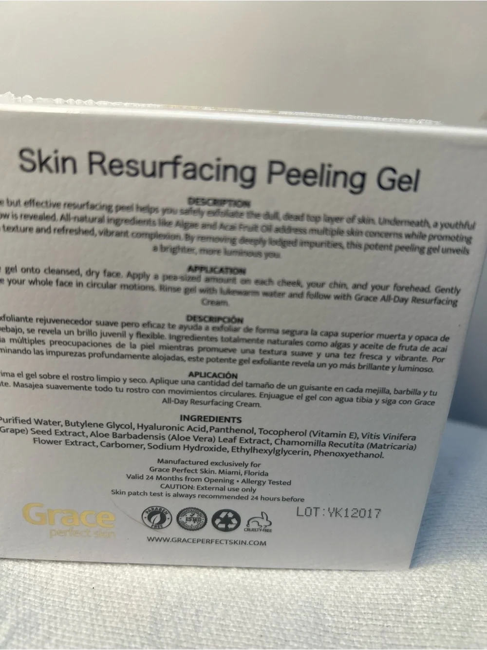 Grace gentle resurfacing